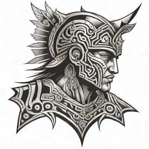 Warrior Tribal Inspired Design