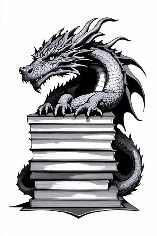 Sleeping Dragon Tower Of Books Forming