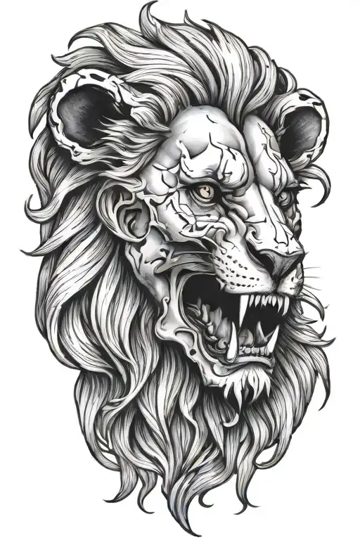 Lion Skull Soft Shading