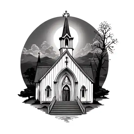 Church With Saint Mary On The Upset