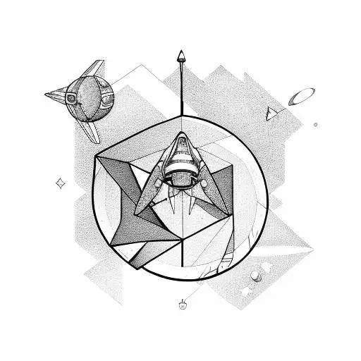 Astronaut And Geometry