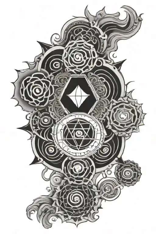 7 Chakra Symbol Surrounded