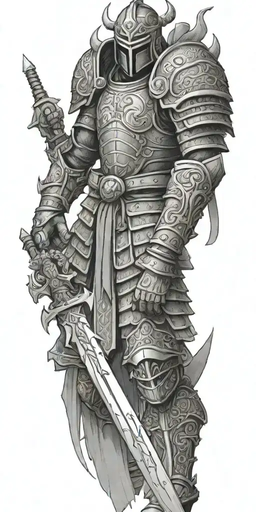 Fighing Samuriai Worrior Half Armour