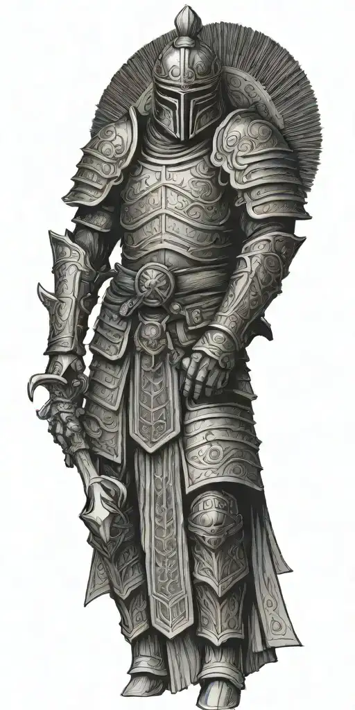 Fighing Samuriai Worrior Armour