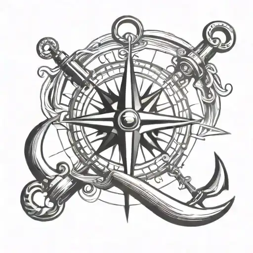 Compass Knife Anchor