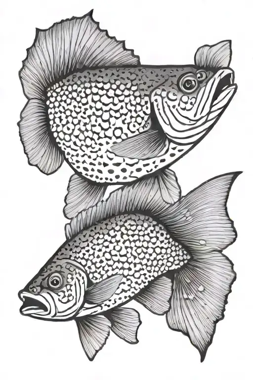 Crappie Fish Jumping