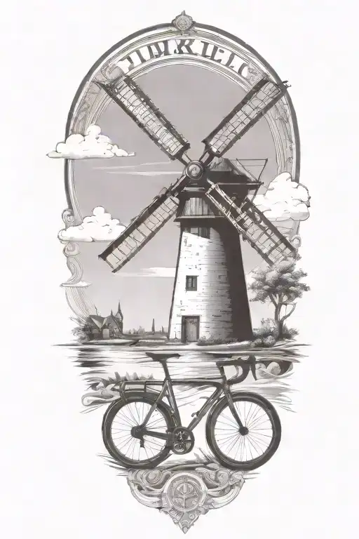 Windmill And Triathlon Symbol Morphing
