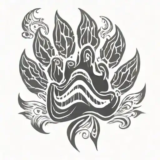 Gay Bear Paw Pride Flag