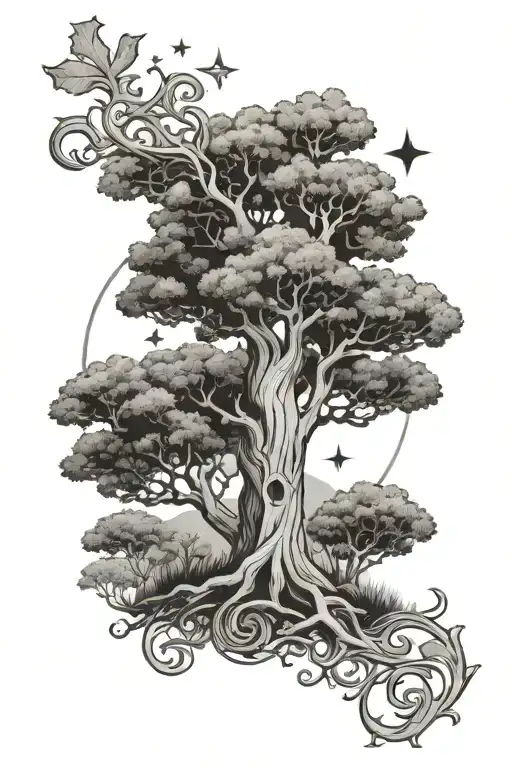 Oak Tree And Virgo Star Sign