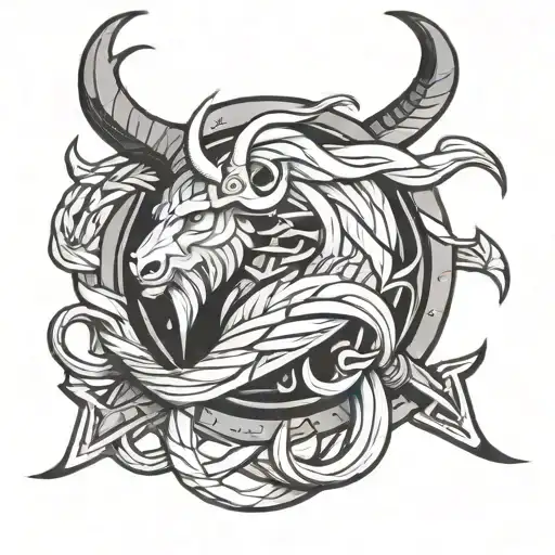 Sleep Viking Symbol Intertwined