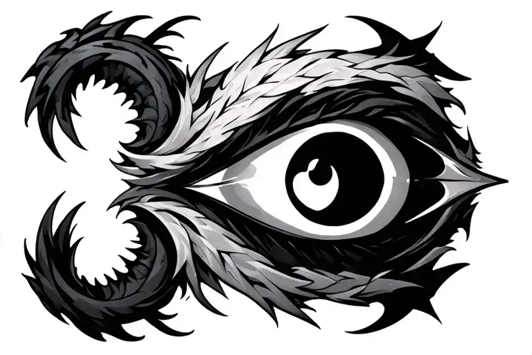 Dragon Eye Symbol Integrated