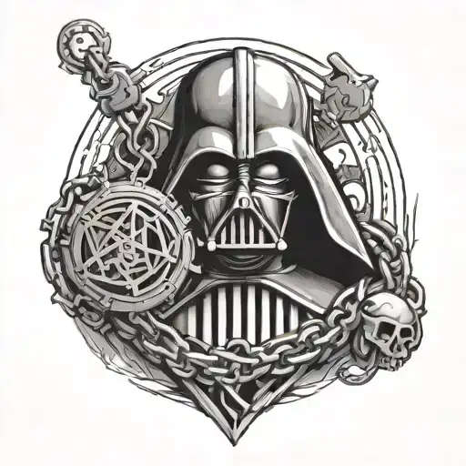 Dark Side Inside Me Chained By The Good Side Of Me