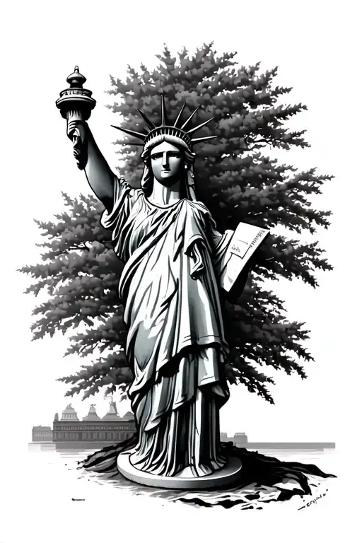 Yankees Monopoly Statue Of Liberty Real Tree Intertwined