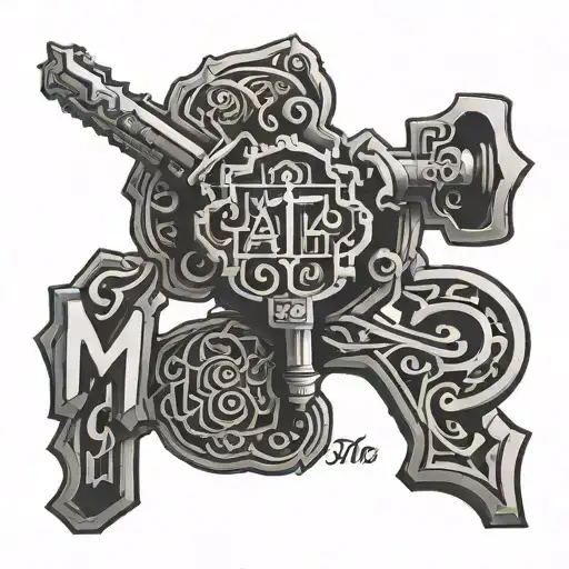 The Word Mata Written In A Form Of A Key Unlocking