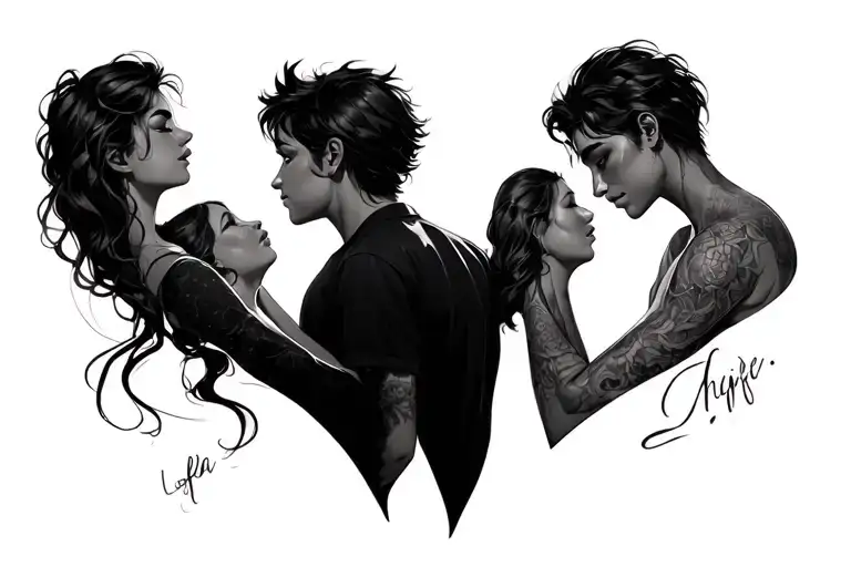 Best Friends Who Have Been Through A Lot Together And Had A Really Hard Life Before They Met