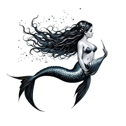 Mermaid Sagittarius Constellation