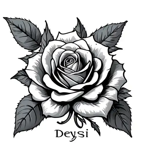 Deysi Name And A Rose
