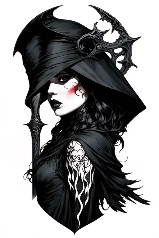 Morrigan With Plague Doctor