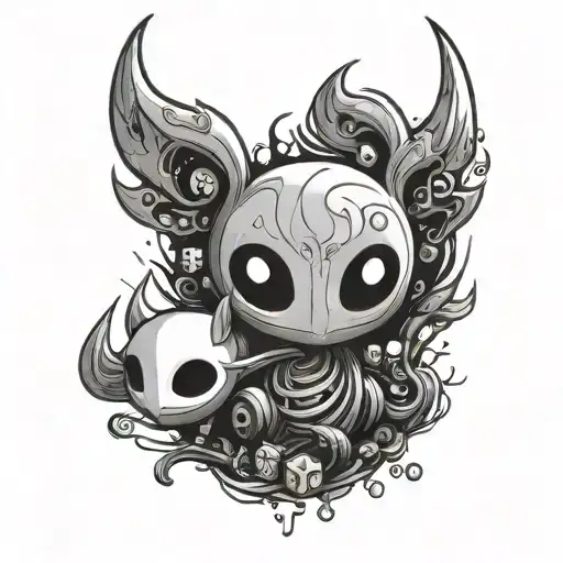 Ori And Hollow Knight With A 20 Dice