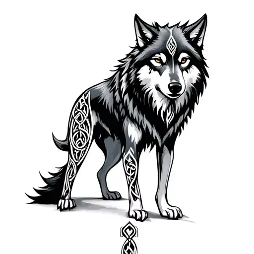 Welsh Celtic Wolf