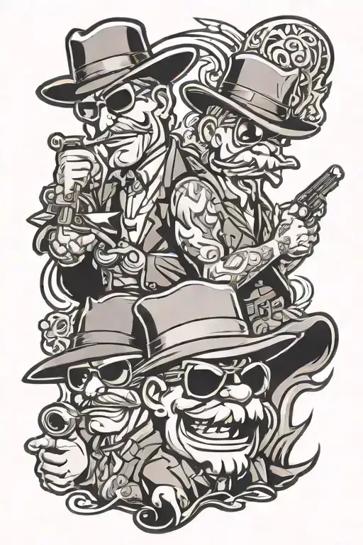 Gangster Cartoon Characters