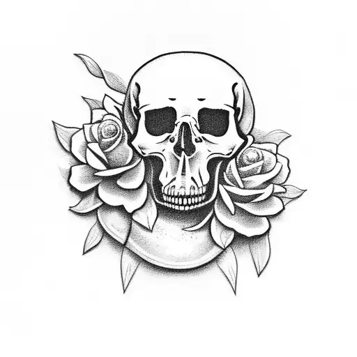 Flower Thats Pistil Is A Small Skull