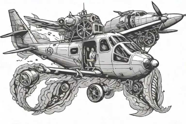 Scuba Diving And Airplane Flying