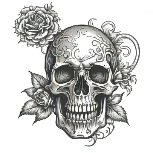 Heart Reflection Skull