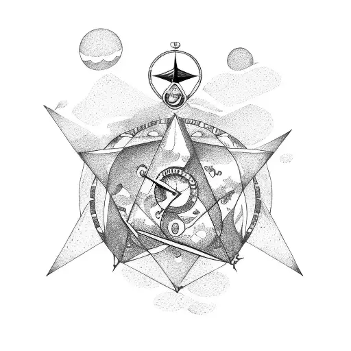 Aquarius Constellation With Gps Coordinate