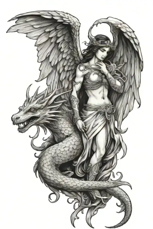 Angel Con Dragon