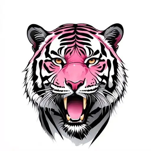 Pink And Tiger