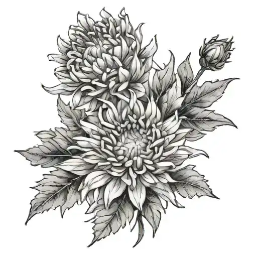 Aster Flower & July Birth Flower