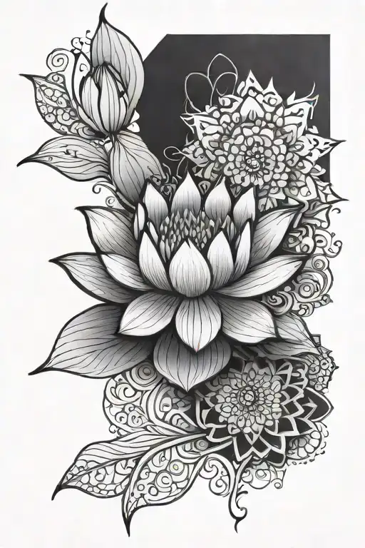 Lotus And Mandala