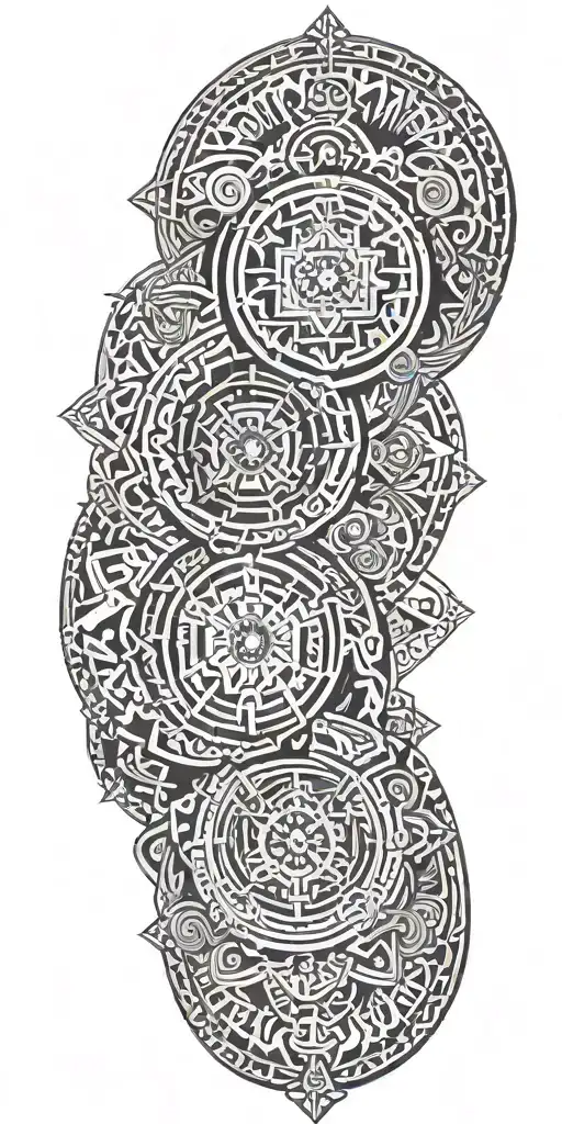 Ancient Geometric Background