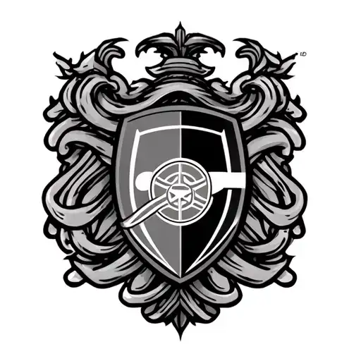 Arsenal Football Club Crest Intertwined