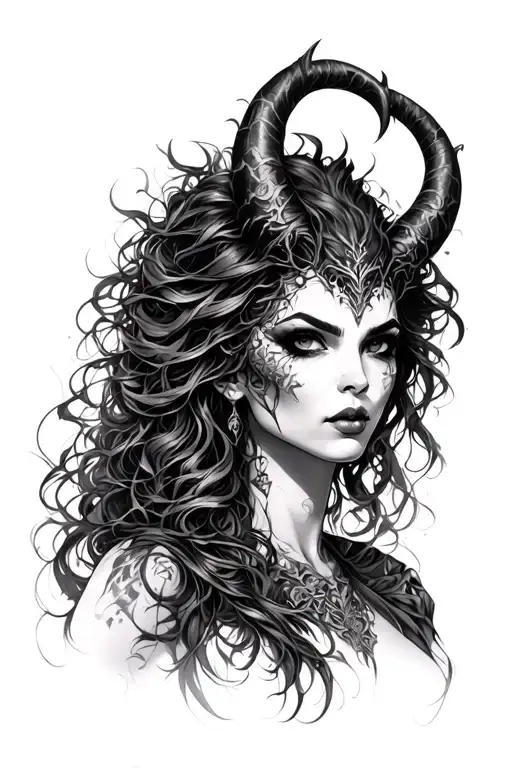 Fantastic Demon And Monster Woman