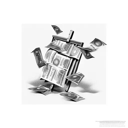 Street Sign Money Bags