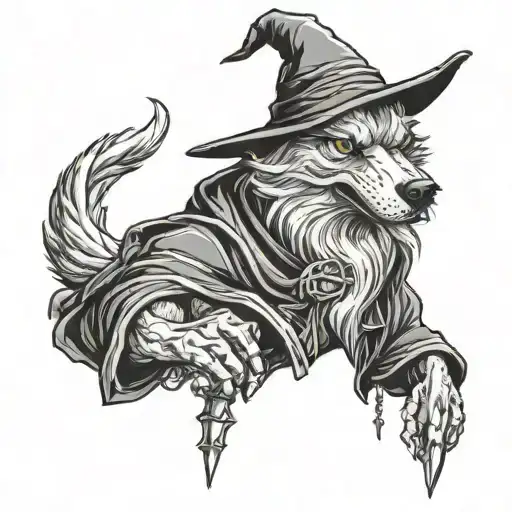Retarded Wolf Wizard