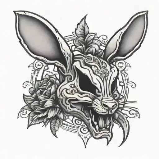 Bugs Bunny Chicago Bull Skull