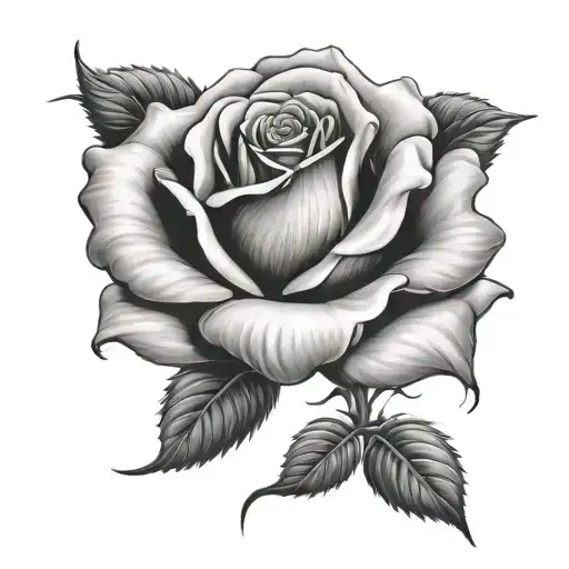 Realistic Rose Flower