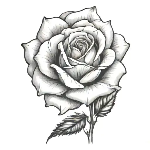 Realistic Rose Flower