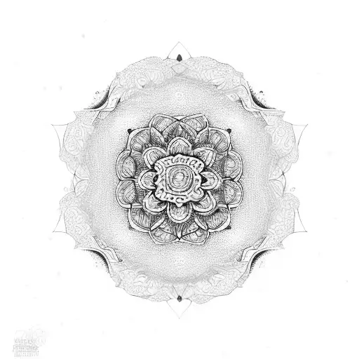 Floral Patterns With Mandala Pattern