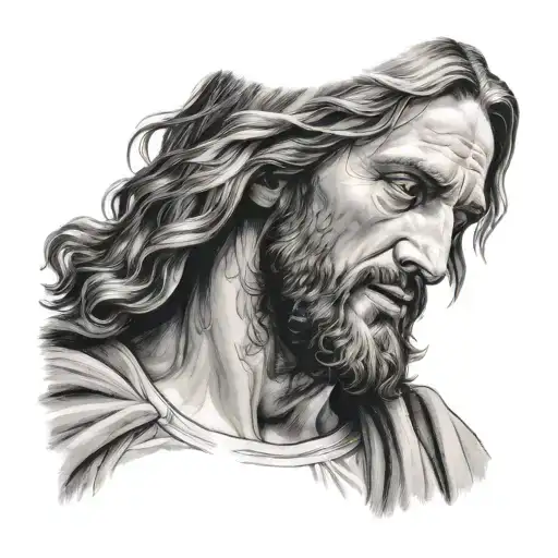 Hyper Realistic Portrait Of Jesus Christ