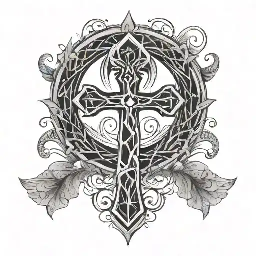 Minimalist Tattoo Ankh Of Life