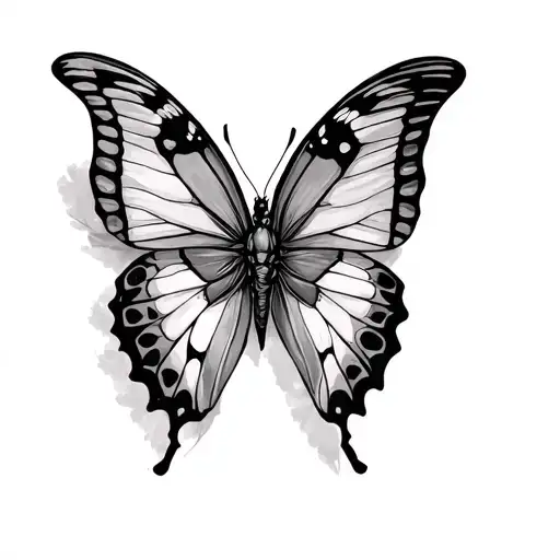 Butterfly And Moth Combined