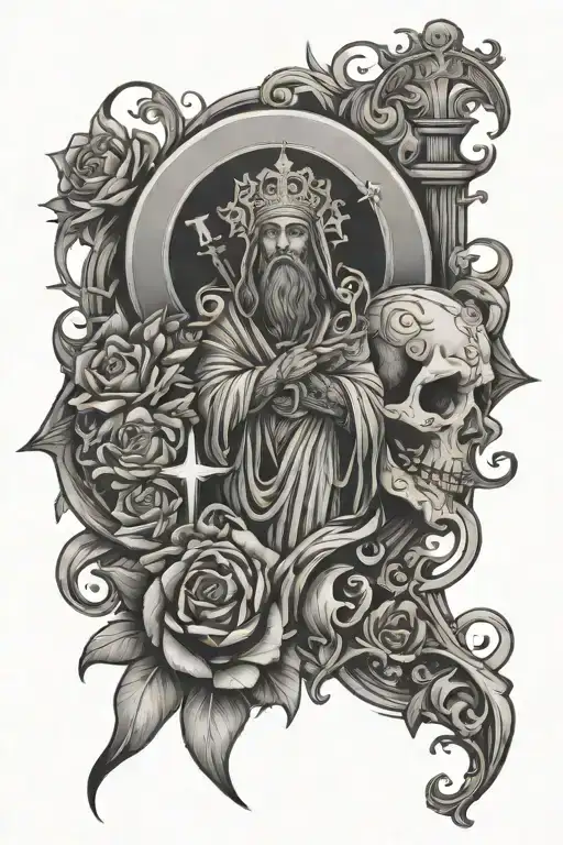 Religious Tattoo Design Inspired