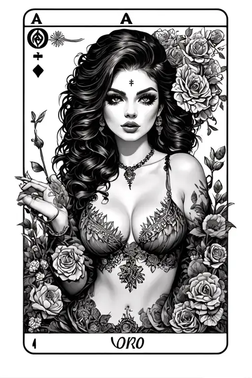 Pinup Tarot Card