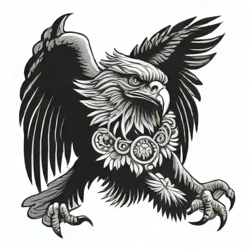 Mexican Eagle Fighting