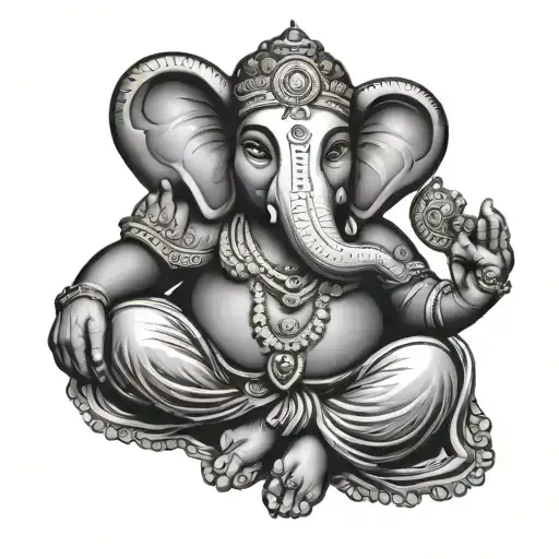 Meditating On Hindu Ganesha