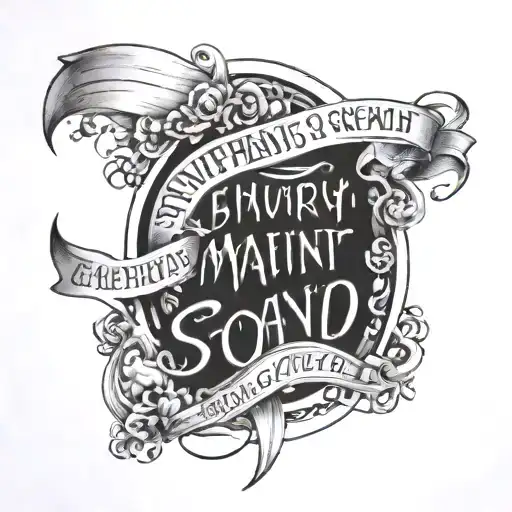 Fine Line Spine Tattoo With The Words Everything That's Meant To Be Is Bound To Stay